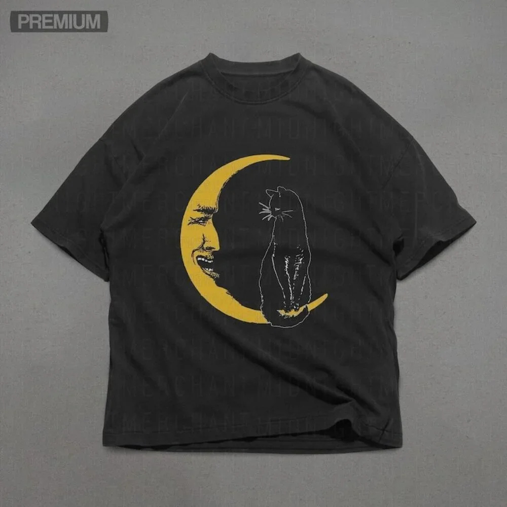 Cat And Moon Shirt Cute Cat Shirts